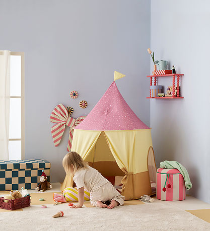 Kids Concept Cirkustelt - 115 x 120 cm - Rosa