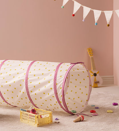 Kids Concept Legetunnel - 180 cm - Rosa