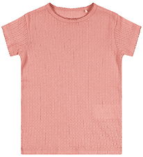 Konges Sløjd T-shirt - Hulmønster - Minnie - Rosette 