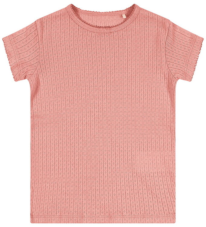 Konges Sløjd T-shirt - Hulmønster - Minnie - Rosette