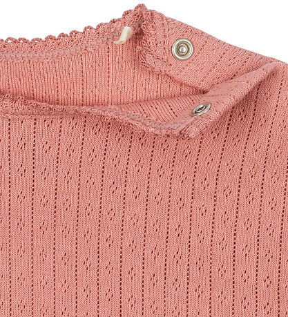 Konges Sløjd Body l/æ - Hulmønster - Minnie - Rosette