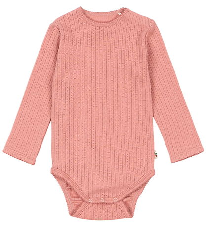 Konges Sløjd Body l/æ - Hulmønster - Minnie - Rosette