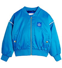 Mini Rodini Bomber Jacket - Travel Agency - Blue