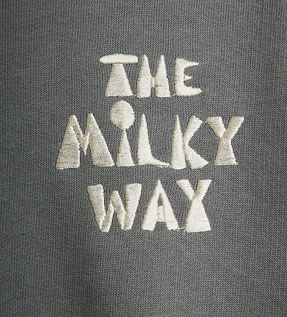 Mini Rodini Sweatshirt - The Milky Way Rainbow - Grå