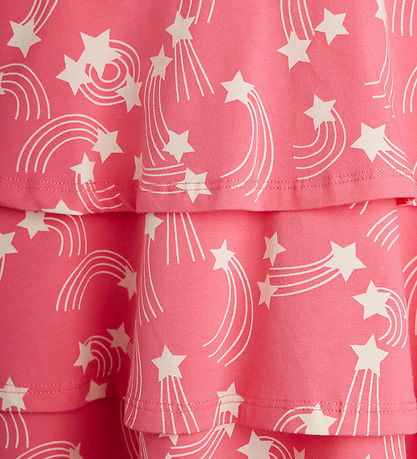 Mini Rodini Kjole - Starfall Aop - Pink