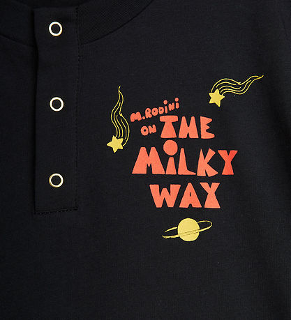 Mini Rodini T-shirt - The Milky Way - Sort