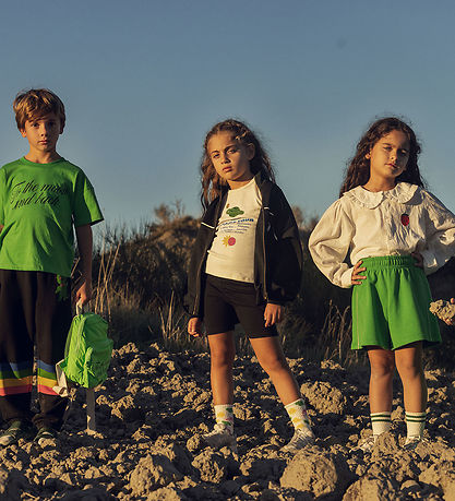 Mini Rodini T-shirt - Space Tour - Off-White