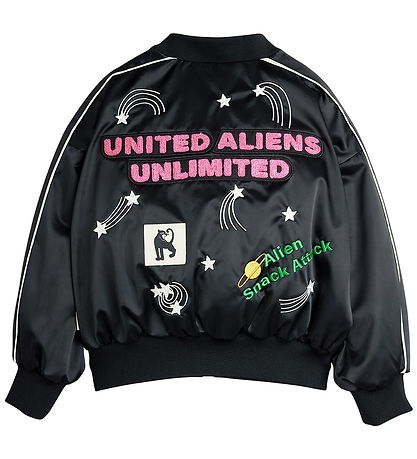 Mini Rodini Bomberbakke - United Aliens - Sort