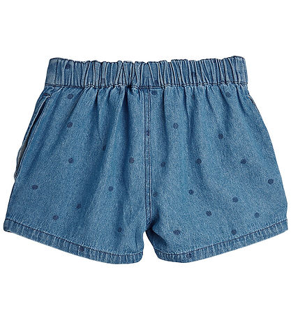 Mini Rodini Shorts - Denim Dots - Blue