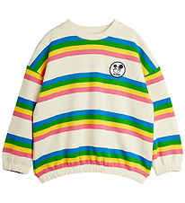Mini Rodini Sweatshirt - Ritzratz Stripe - Multifarvet