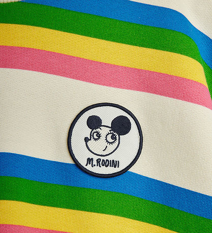 Mini Rodini Sweatshirt - Ritzratz Stripe - Multifarvet