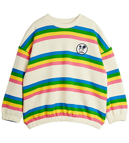 Mini Rodini Sweatshirt - Ritzratz Stripe - Multifarvet