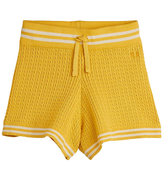 Mini Rodini Shorts - Strik - Gul