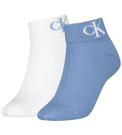Calvin Klein Strømper - 2-pak - Sky Blue