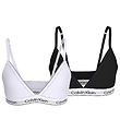 Calvin Klein Bra w/o Hanger - Triangle - 2-Pack - Black/White