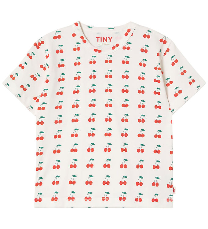 Tiny Cottons T-shirt - Cherries - Off White