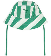 Tiny Cottons Sommerhat - Emerald Stripes