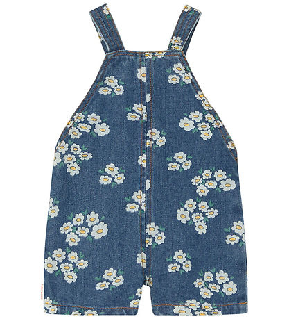 Tiny Cottons Smækbukser - Blossom - Medium Wash Denim