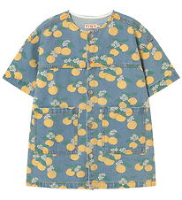 Tiny Cottons Kjole - Oranges - Light Wash Denim
