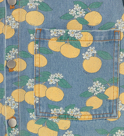 Tiny Cottons Kjole - Oranges - Light Wash Denim