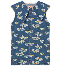 Tiny Cottons Kjole - Blossom - Medium Wash Denim