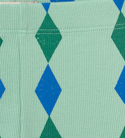 Tiny Cottons Leggings - Rib - Diamonds - Washed Emerald