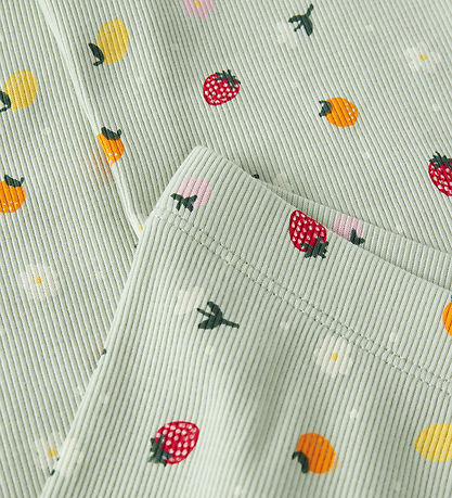 Name It Bukser - NmfVemia - Pale Aqua/Fruit Flower