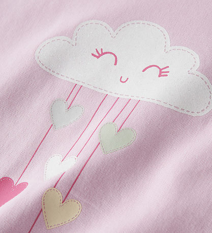 Name It Swetshirt - NmfVisus - Pirouette/Sky Hearts