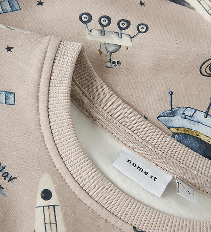 Name It Sweatshirt - NmmDace - Chateau Gray