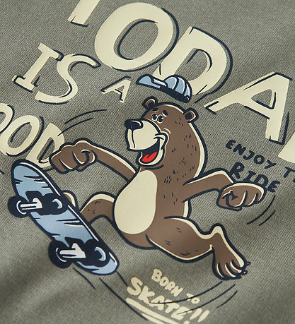 Name It Sweatshirt - NmmValexander - Shadow/Bear Skater