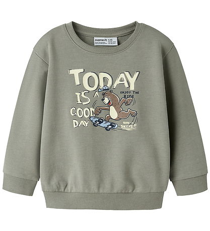 Name It Sweatshirt - NmmValexander - Shadow/Bear Skater