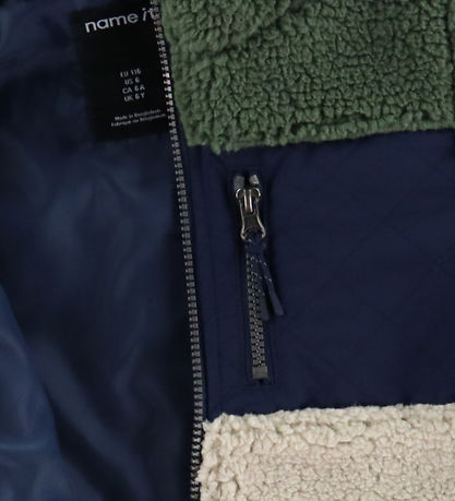 Name It Fleecejakke - Teddy - NkmMonico - Peyote