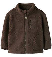 Name It Fleecejakke - NmMiller - Chocolate Brown