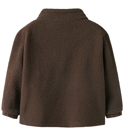 Name It Fleecejakke - NmMiller - Chocolate Brown