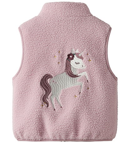 Name It Fleecevest - Teddy - NmfMall - Keepsake Lilac