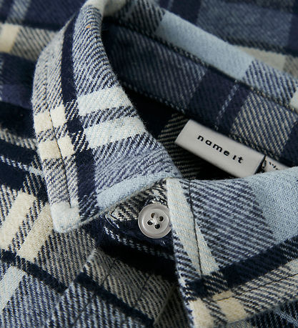 Name It skjorte - NmmDetul - Blue Fog