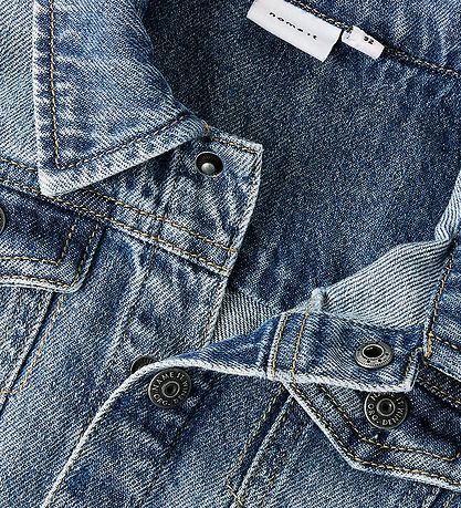 Name It Denimjakke - NmmNick - Medium Blue Denim