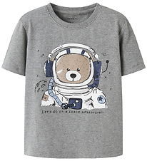 Name It T-shirt - NmmDilka - Grey Melange