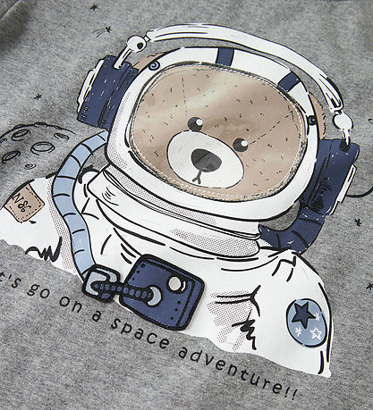 Name It T-shirt - NmmDilka - Grey Melange