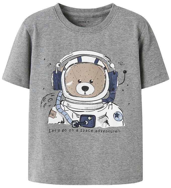 Name It NmmDilka - T-shirt - Grå - 92