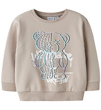 Name It Sweatshirt - NmmDonvu - Chateau Gray