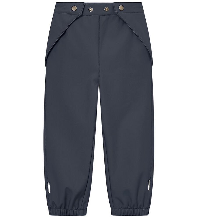 Mini A Ture Shoftshellbukser m. Fleece - MatAiano - Ombre Blue