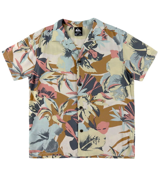 Quiksilver Skjorte - Viskose - Safe Paradise - Garden Glade Inte