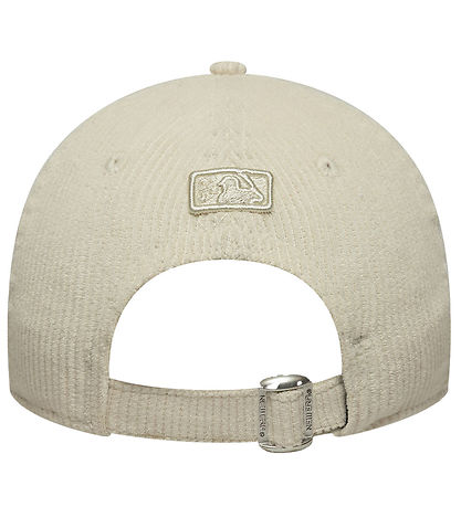 New Era Kasket - Fløjl - 9Forty - Dodgers - Light Beige