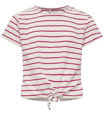 Kids Only T-shirt - KogJana - Tofu/Pink Yarrow