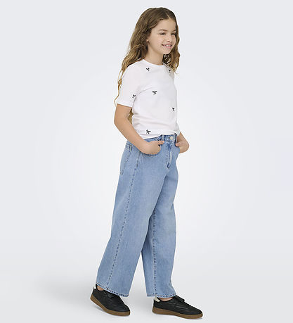 Kids Only Jeans - KogLumi - Wide - Light Blue Denim