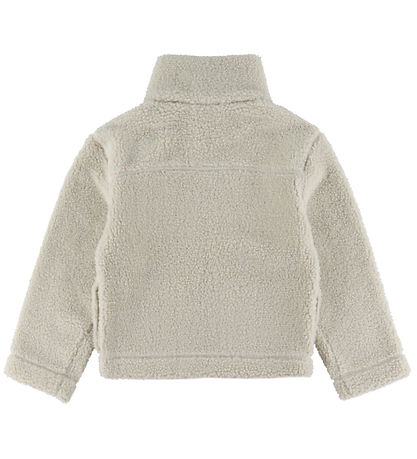 Kids Only Fleecejakke - KogMegan - Teddy - Pumice Stone