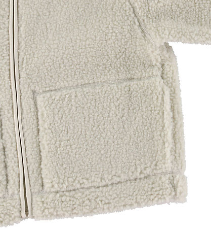 Kids Only Fleecejakke - KogMegan - Teddy - Pumice Stone