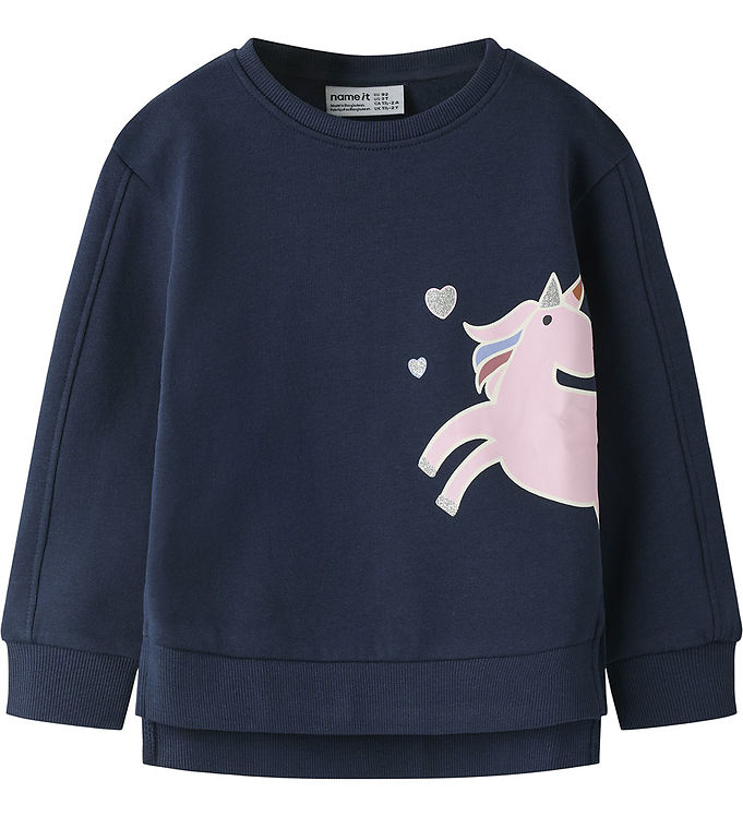 Name It Sweatshirt - NmfBirky - Navy Blazer