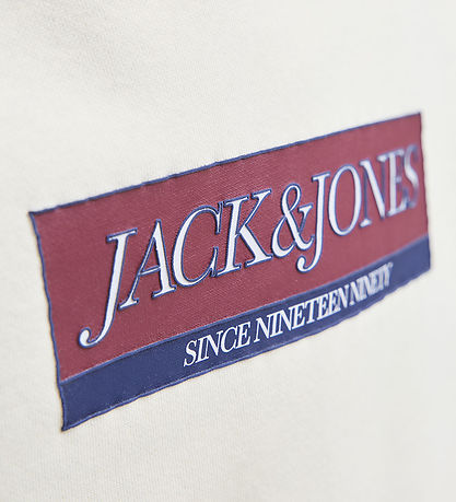 Jack & Jones Hættetrøje - JorInwood - Antique White